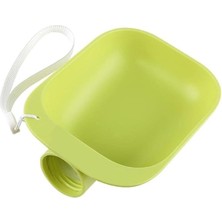 Leaf Shop Evcil Hayvan Plastik Yıkanabilir Taşınabilir Su Şişesi Bağlantılı Su Kabı