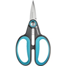 Leaf Shop Herbcut: Odun Otları Kesmek Için Paslanmaz Çelikten Ot Makası, 52 mm Bıçak, Geri Dönüştürülmüş Plastik Saplar, Örneğin Biberiye Için Soyma Fonksiyonlu, (12214-20)