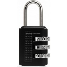 Leaf Shop Şifreli Mini Asma Kilit 5.5 cm Dayanıklı Çanta Valiz ve Dolap Kilidi Seyahat Için Güvenli Kullanım