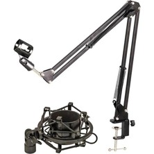 Leaf Shop NB39 Mikrofon Standı + Shock Mount Seti