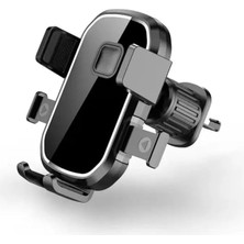 Leaf Shop Airwent Ultra Güçlü 360 Döner Klipsli Havalandırma Araç Içi Telefon Tutucu Araç Tutucu