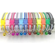 Storemax Defyasell Reflektörlü Zilli Kedi Boyun Tasması 19X1 cm Turuncu