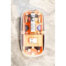 Aesco Sessiz Kablosuz USB Girişli Mouse Fare Yüksek Performanslı - Lisinya