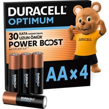Storemax Defyasell Duracell Optimum Aa Alkalin Kalem Pil (4'lü Paket) 1,5V - Lr6 MX1500