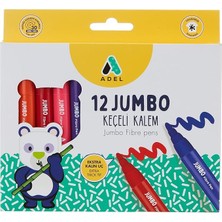 Misda Store Jumbo Keçeli Kalem, 12 Renk