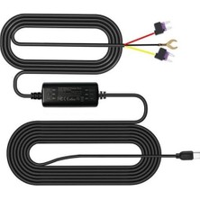 Storemax Defyasell Coverzone 3 Metre Type-C Araba Hardwire Güç Kablosu 12/24V-5V Dönüştürücü – Otomobil Uyumlu Sürekli Güç Kaynağı, Park Modu Destekli Düşük Voltaj Korumalı Gizli Montaj Step-Down Kablo