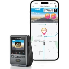 Misda Store A119 Mini-2 Hdr 2k 60FPS 5ghz Wifi ve Gps'li Araç Kamerası