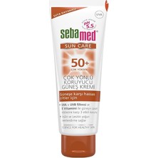 Misda Store Sun Care Uva/uvb Filtresi ve E Vitamini Üçlü Yüksek Koruma Çok Yönlü Güneş Kremi 50 Spf 75 ml