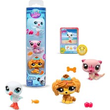 Misda Store Pet Shop Bandai BF00617 3 Evcil Hayvanlı Paket, Aksesuar, Koleksiyon Kartı ve Sanal Kod, 7. Nesil, Evcil Hayvanlar #43#118#111, 4 Yaşından Büyük Çocuklar +