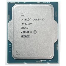 Misda Store Core I3 12100 4 4.30 Ghz 12MB 1700P Tray Fansız(12.nesil)