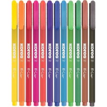 Misda Store FL28112 Fineliner-Set, 0,4 Mm, 12 Renk