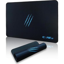 Misda Store Soft 40X30CM Mikrofiber Yüzey - Kaydırmaz Kauçuk Zemin - 3mm Kalınlık - 360 Derece Dikiş - Kolay Temizlenebilir M Mousepad