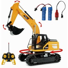 Misda Store Uzaktan Kumandalı Full Fonksiyon Şarjlı Paletli Hareketli Kepçeli Rc Ekskavatör