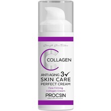 Misda Store Anti-Aging Etkili Collagen Krem, Yaşlanma & Kırışıklık Karşıtı, Cilt Sıkılaştırıcı & Yenileyici, Günlük Bakım, 50 ml