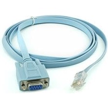Misda Store Kablo Db9 To RJ45 Konsol Bağlantı Kablosu Cisco Switch Router Için RJ45 Erkek 9 Pin Dişi Konsol Kablosu