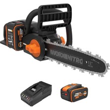 Misda Store WG350E 20VOLT 4.0AH Li-Ion 30CM Profesyonel Şarjlı Kömürsüz Zincirli Testere