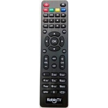 Misda Store Kablo Tv Kablonet Neta 9600 8900 8950 Teledünya Hd ile Uyumlu Uzaktan Kumanda ve Pil