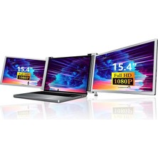 Misda Store NPM20 15.4" Fhd 1080P IPS Type-C Taşınabilir Dizüstü 2'li Monitör Çoklayıcı Notebook Monitör