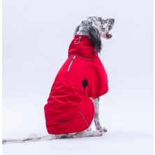 Storemax Defyasell Pawstar Kırmızı Colombia Prime Su Geçirmez Orta-Büyük Irk Köpek Pratik Yağmurluk (Xs)