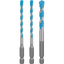 Misda Store Professional Accessories 3x Expert Hex-9 Multiconstruction Delme Ucu Setleri (Beton, Yumuşak Döşemeler, Çelik, Yumuşak Ahşap, Plastik, 5-8 Mm, Aksesuar Döner Matkap/vidalamalar)