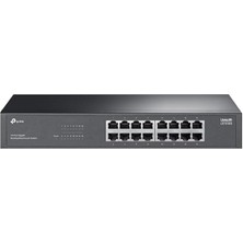 Misda Store LS1016G; 16-Port Gigabit Portlu, Metal Kasalı, Qos Özellikli, Kurulum Gerektirmeyen Tak ve Çalıştır Özellikli Switch