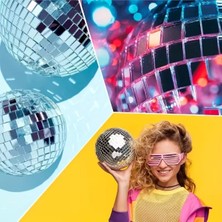 By Nevser® Kare Silver Cam Mozaik Fayans Çıkartmaları El Işi Kare Cam Fayans Kendinden Yapışkanlı Aynalı Dekor Panel 30X30 cm