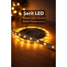 ZMR Lumıxa 1 Adet 5 Metre Şerit LED 4 Farklı Renk Şeçeneği (Trafosuz Çalışmaz)