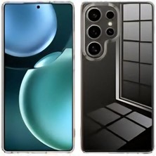 ZM Store Galaxy S26 Ultra Uyumlu Kılıf Süper Silikon Yumuşak Şeffaf Kapak