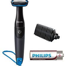 Misda Store Bodygroom Series 1000 Su Geçirmez Vücut Bakım Makinesi, Pille Çalışır (Model BG1024/16)