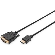 Misda Store AK-330300-020-S HDMI Adaptör Kablosu, Tip A-Dvi(18+1) M/m, 2,0m, Full Hd, Bl