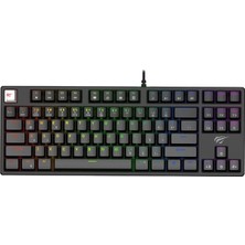 Misda Store Gamenote KB890L Türkçe Q Mekanik Oyuncu Klavyesi - Siyah