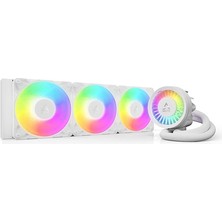 Misda Store Liquid Freezer Iıı Pro 360 A-Rgb White Intel/amd Uyumlu, 360MM Radyatörlü, 3X12CM P12 Pro A-Rgb Pwm Fanlı, Sıvı Işlemci Soğutucu Beyaz (ACFRE00188A)