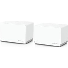 Misda Store Halo H70X 2-Pack, AX1800MBPS, Dual-Band, Gigabit Portları, 150'YE Kadar Cihaz Bağlanabilir, 350 M²'ye Kadar Kapsama, Akıllı Bağlantı, Mobil Uygulama ile Kolay Kurulum, Wi-Fi 6 Mesh Sistemi