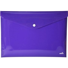 Misda Store Çıtçıtlı Dosya A4 Neon Mor
