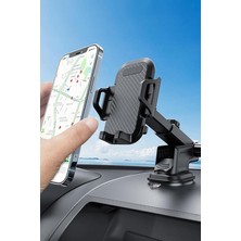 Misda Store Universal Araç Içi Akrobat Telefon Tutucu Oto Teleskopik Hareketli Vantuzlu Araba Tutacağı 1450