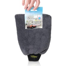 Misda Store Araç Yıkama Eldiveni Çift Taraflı Oto Yıkama Eldiveni - Araba, Motor, Banyo, Evin Her Alanında Mükemmel Temizlik (Antrasit)