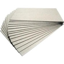 Misda Store 10 Adet Mukavva 1 mm 50 cm x 70 cm Ambalajlı Sert Karton