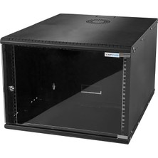Misda Store Duvar Tipi Soft Serisi Network Server Kabinet, 600MM Derinlik, Server Rack Kabinet Muhafazası, 4mm Temperli Darbelere Karşı Dayanıklı Ön Cam Panel, It Ekipmanları Muhafaza Kabini