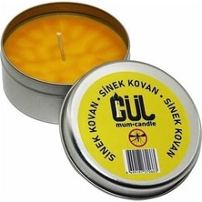 Misda Store Sivrisinek Kovucu Gül Mum Mükemmel Kokuya Sahip, Sivrisinek Derdine Son Saf Parafin