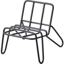 Misda Store Alaşımlı Çelik Krubbet Cep Telefonu Tutucu, Siyah