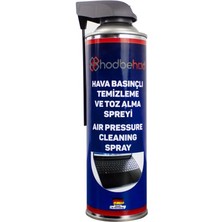 Misda Store Tetikli Çubuklu Kapak Toz Alıcı Basınçlı Hava Spreyi Air Duster 500 ml