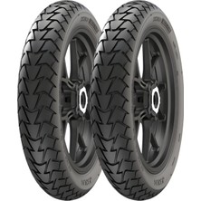 Anlas Falcon New Soft 50 3.50-10 ve 3.50-10  SC360 Allgrip Tubeless Ön Arka Lastik Takımı