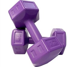 Misda Store 3 kg Mor Dambıl Seti 3 kg x 2 Adet Toplam 6 kg Ağırlık Seti