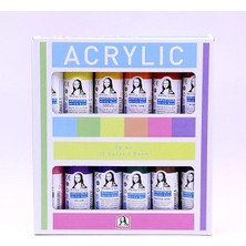 Misda Store Akrilik Boya 12 Renk x 70 ml
