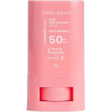 Misda Store Natural 50 Spf Ton Eşitleyici ve Cilt Aydınlatıcı Pembe Yüksek Korumalı Güneş Stick 16 G