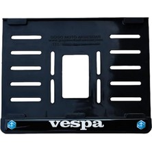 Misda Store Vespa Wespa ile Uyumlu Uyumlu Plastik (15X24 Cm) Kırılmaz Plakalık