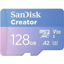 Misda Store Creator 128GB 190/90MB/S Microsdxc Uhs-I A2 V30 Adaptörlü Hafıza Kartı SDSQXAA-128G-IN6MS