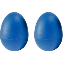 Misda Store ORF-MT8BL Örf Aletleri Plastik Mavi Yumurta Marakas Müzikal Titreme 2 Adet (Çift)