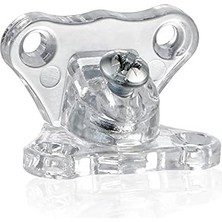 Misda Store Açılı T Bağlantılı Çektirme Şeffaf Plastik Köşe Birleştirme Kelebek (100 Adet)