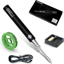 Misda Store Şarjlı Kablosuz Lehim Makinası - 5 Saniyede Isınma - 30 Dakika Kullanım - USB Type-C Şarj - 3 Farklı Isı Modu - 450 Derece